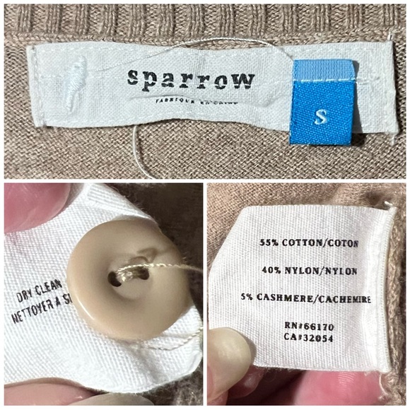 ANTHRO Sparrow cashmere blend cardigan - Picture 3 of 7